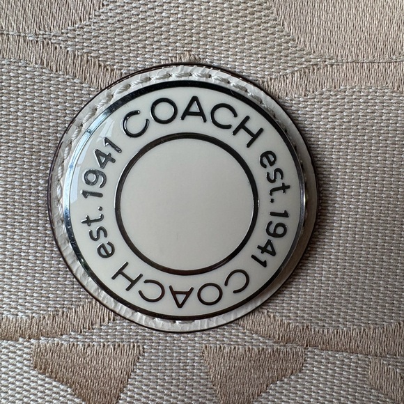 Coach Signature Crossbody Bag -F19220 - Brown & Tan Monogram - Authentic - Picture 3 of 6